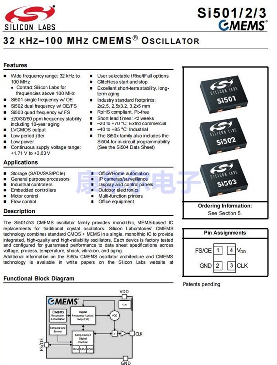 Si501 Si502 Si503 