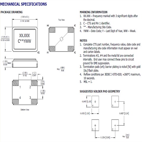 405C35B15M36000,15.36MHz,30ppm,13PF,-20~70℃,5032