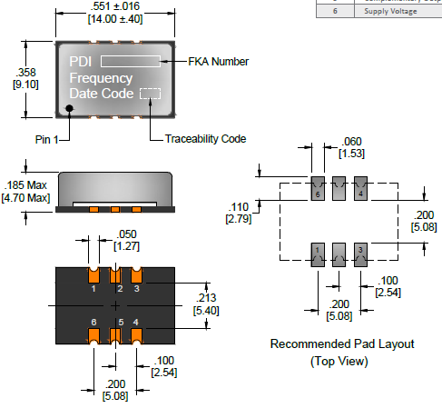 VC40 14_9mm VCXO LVDS LVPECL