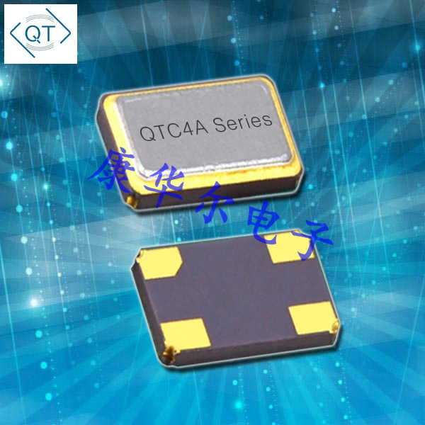 Quarztechnik石英晶体,QTC4A晶体谐振器,QTC4A12.0000FBT3I30R四脚贴片晶振