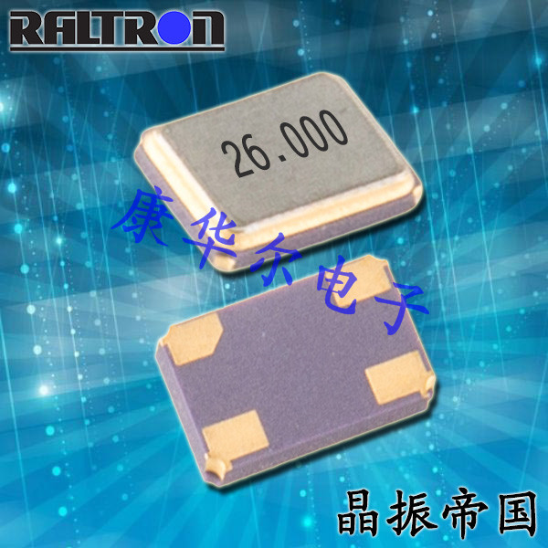 Raltron晶振H130B,H130B-12.000-18-3030-TR无源晶振