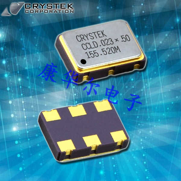 CCPD-033-50-125.000,Crystek时钟振荡器,存储区域6G网络晶振