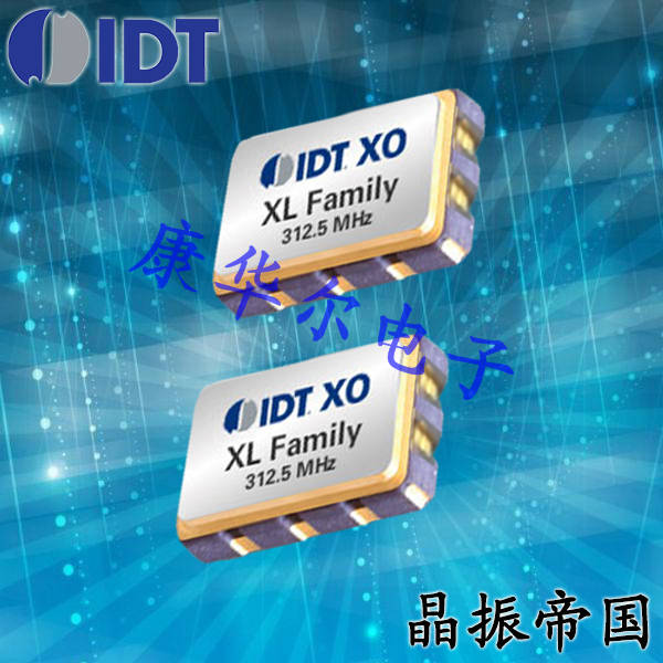 XUP536100.000000I/IDT艾迪悌低功耗晶振/LVPECL光模块6G晶振