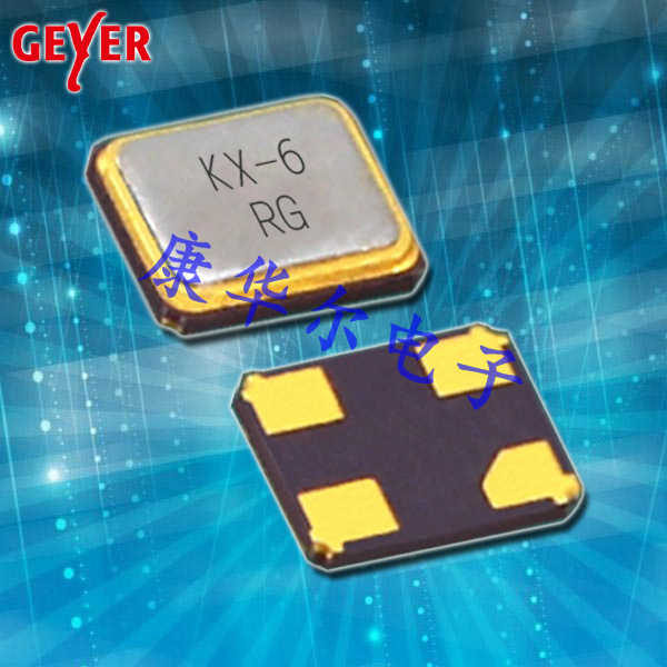 Geyer格耶石英贴片晶振KX-6E,12.8655,车载导航仪6G晶振