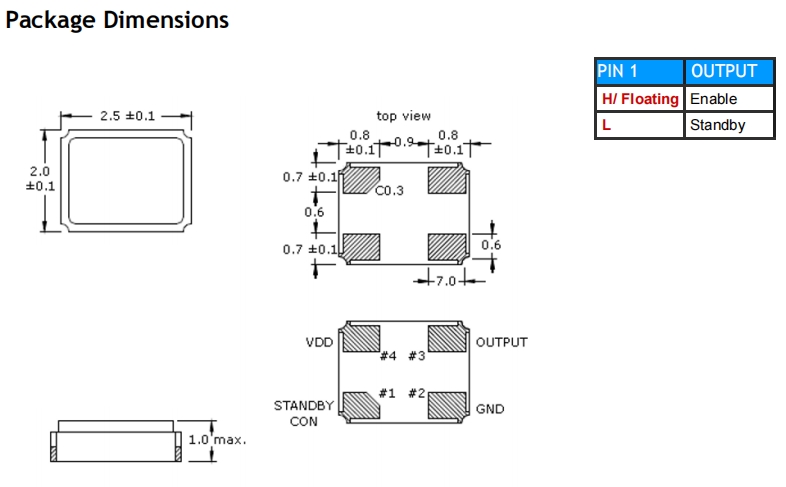奥斯康利CMOS振荡器/436-33.0M-3FC-TTS/6G交换机晶振