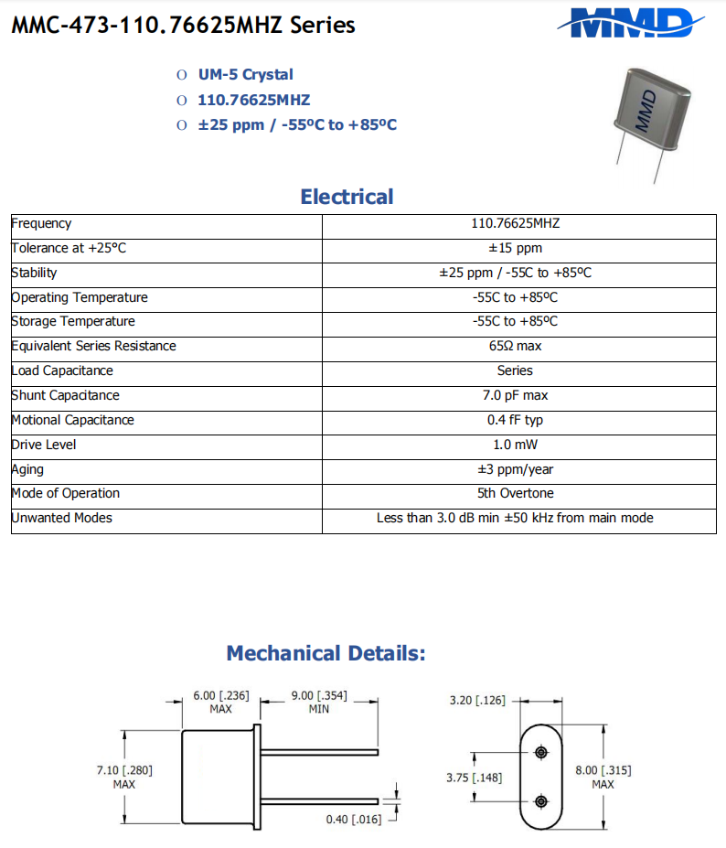 MMC-473-110.76625MHZ-2