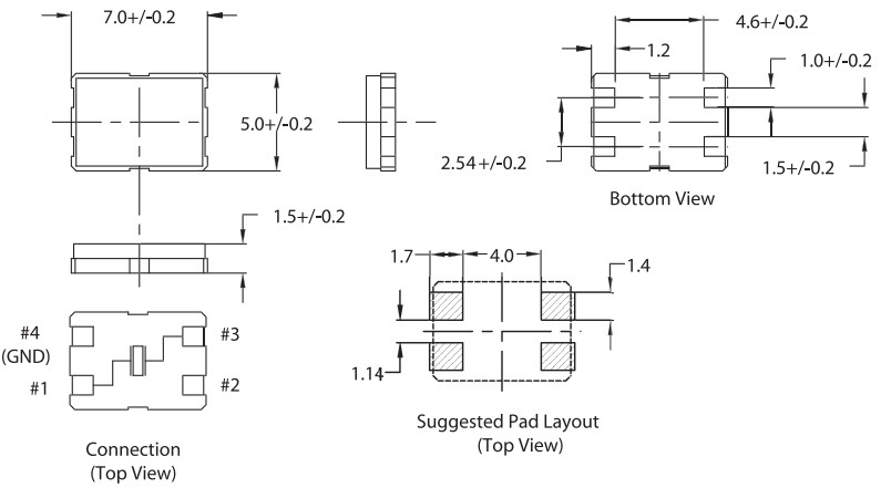 NF7-24.567-A-B-B-A-32pF,7050mm,24.576MHz,NEL谐振器